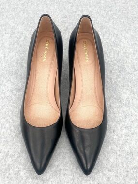 Cole Haan Black Go to the Park Pointed-Toe Women's Heels - 7